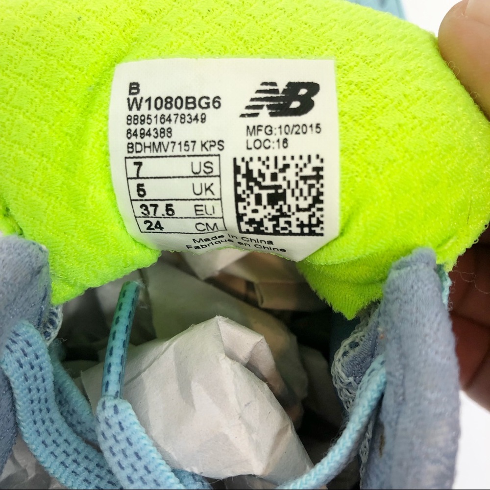 New Balance Women's Fresh Foam 1080 V6 Running Sneakers Size 7 - Picture 7 of 12